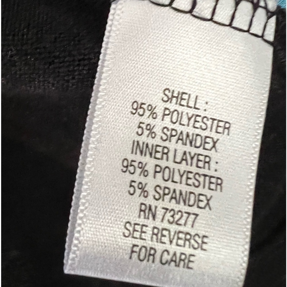 Dana Buchman long sleeve, PL black with blue print insert - Picture 8 of 9